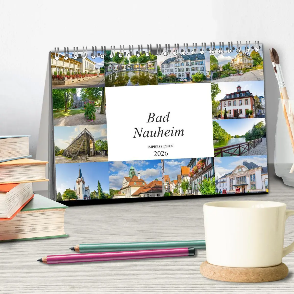 Bild: 9783457747063 | Bad Nauheim Impressionen (Tischkalender 2026 DIN A5 quer), CALVENDO...
