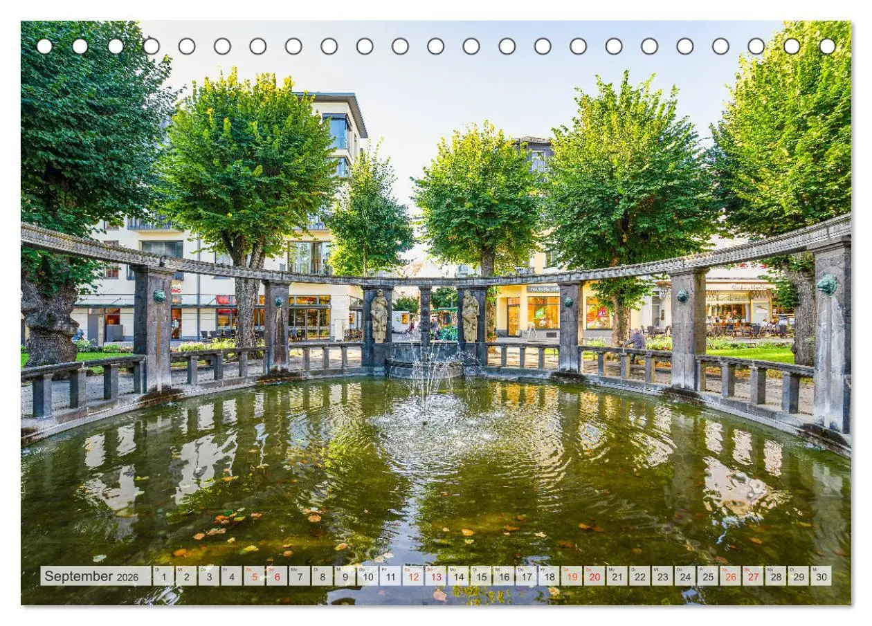 Bild: 9783457747063 | Bad Nauheim Impressionen (Tischkalender 2026 DIN A5 quer), CALVENDO...