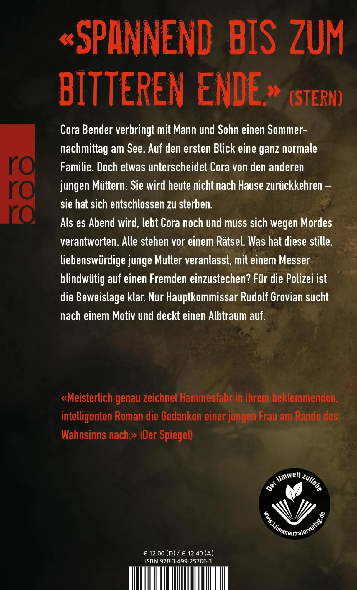 Rückseite: 9783499257063 | Die Sünderin | Petra Hammesfahr | Taschenbuch | 441 S. | Deutsch