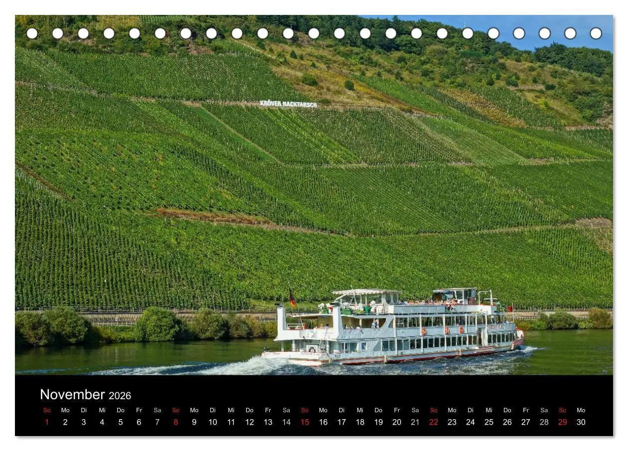 Bild: 9783516077063 | Schöne Mosel (Tischkalender 2026 DIN A5 quer), CALVENDO Monatskalender