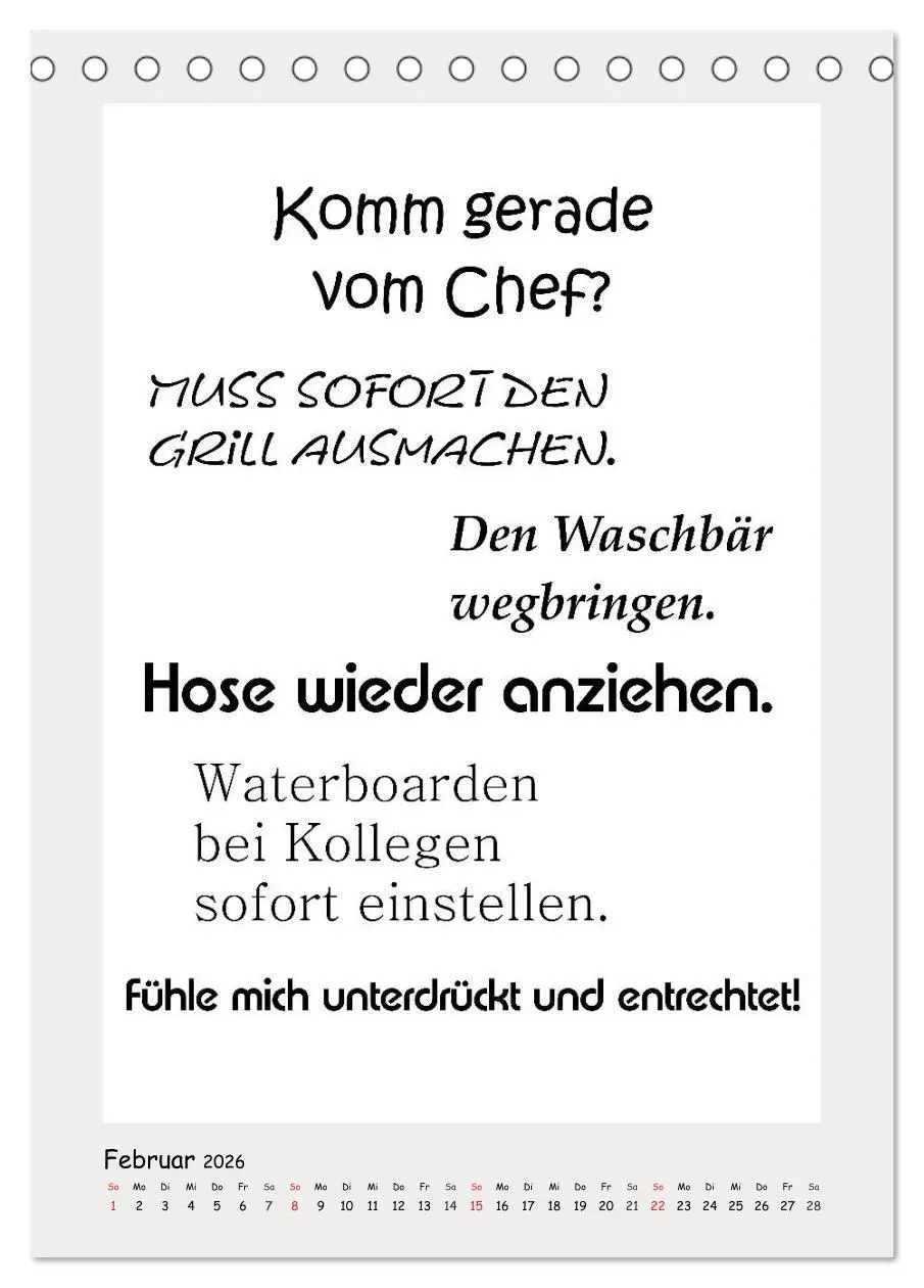 Bild: 9783516387063 | Sprüchekalender. Witziges fürs Büro (Tischkalender 2026 DIN A5...