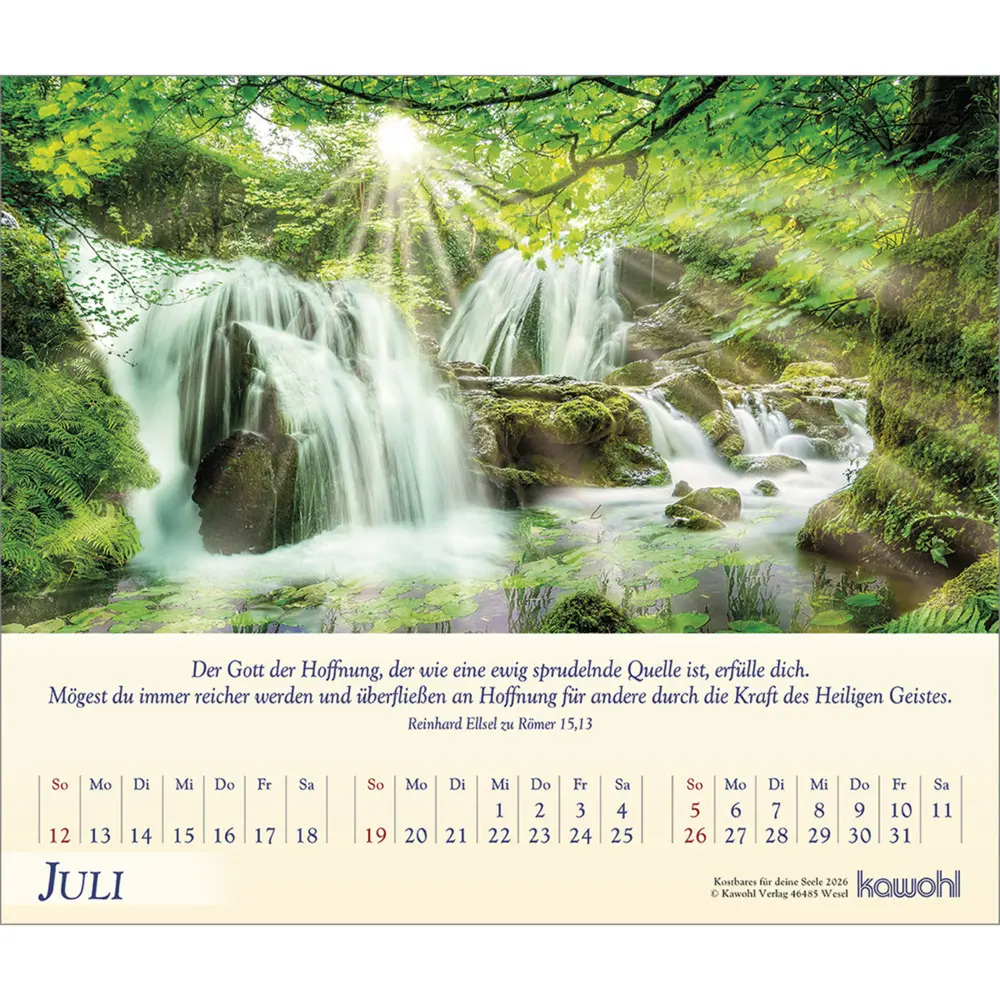 Bild: 9783754817063 | Kostbares für deine Seele 2026 | Balsam-Postkarten-Kalender | Kalender