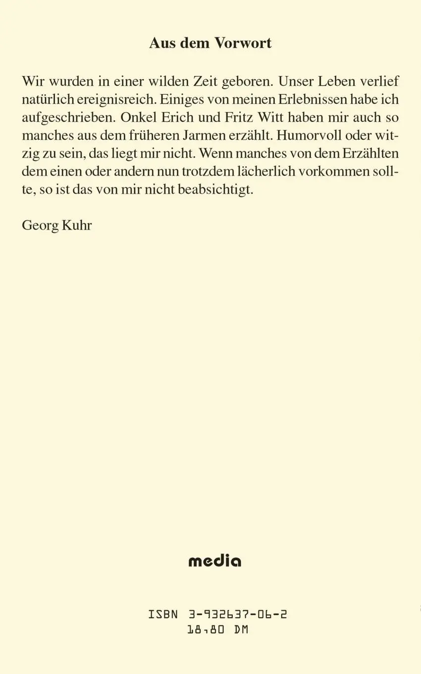 Rückseite: 9783932637063 | Da, wo die Sonne aufgeht | Georg Kuhr | Taschenbuch | Deutsch | 2001
