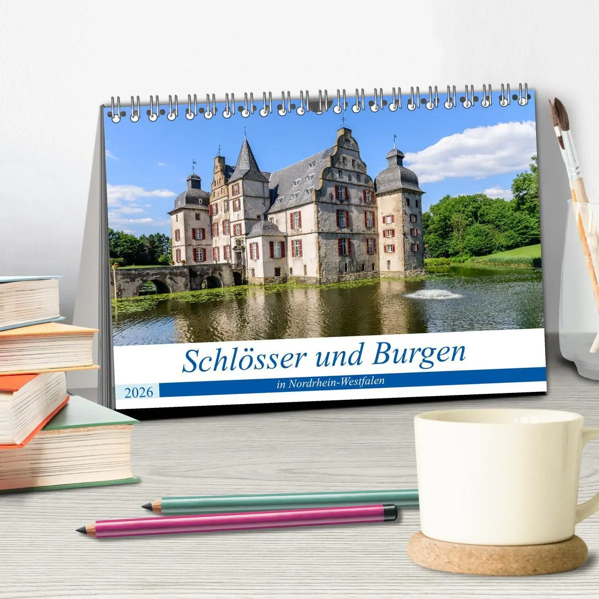 Bild: 9783457597163 | Schlösser und Burgen in NRW (Tischkalender 2026 DIN A5 quer),...