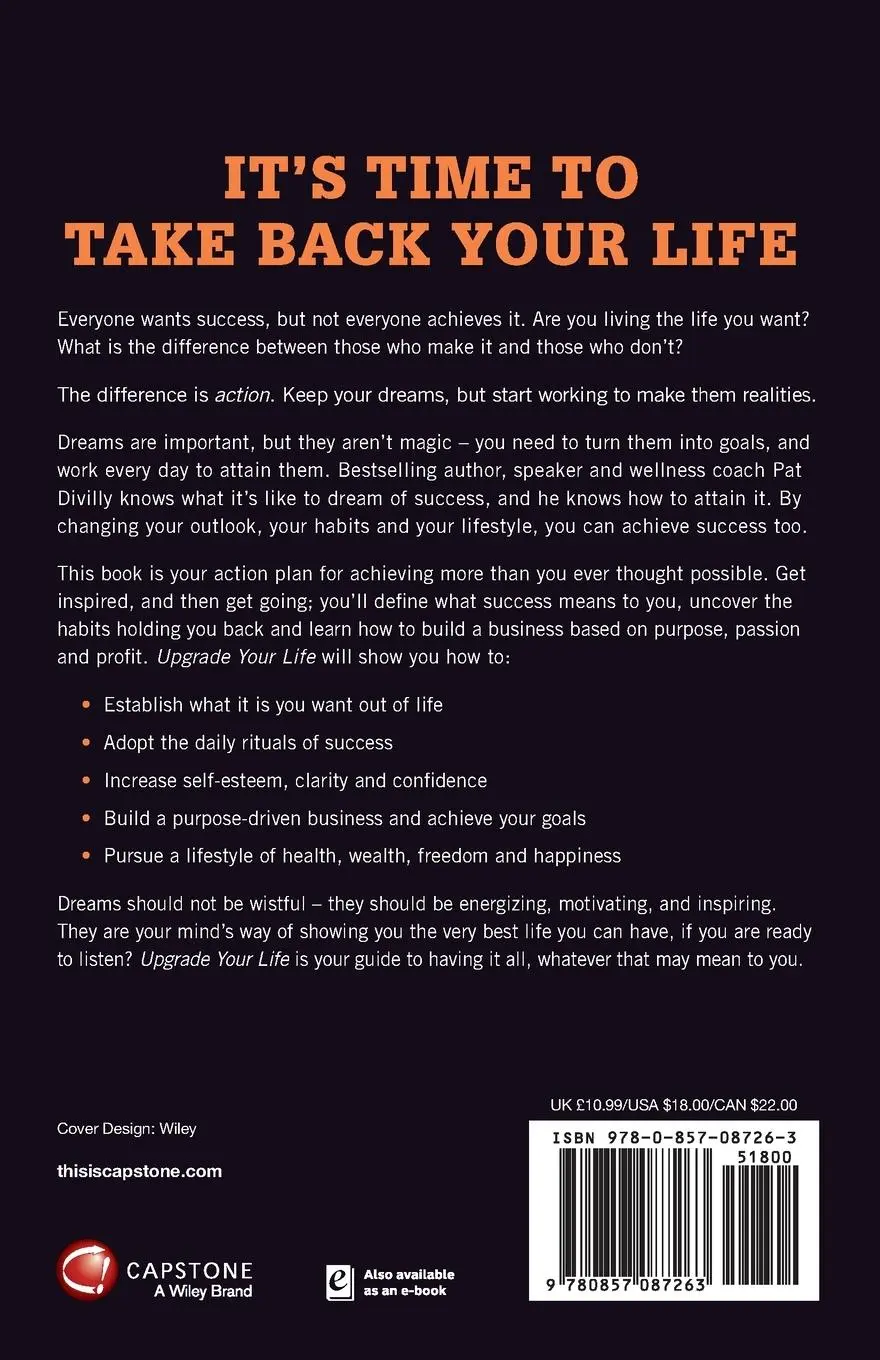 Rückseite: 9780857087263 | Upgrade Your Life | How to Take Back Control and Achieve Your Goals