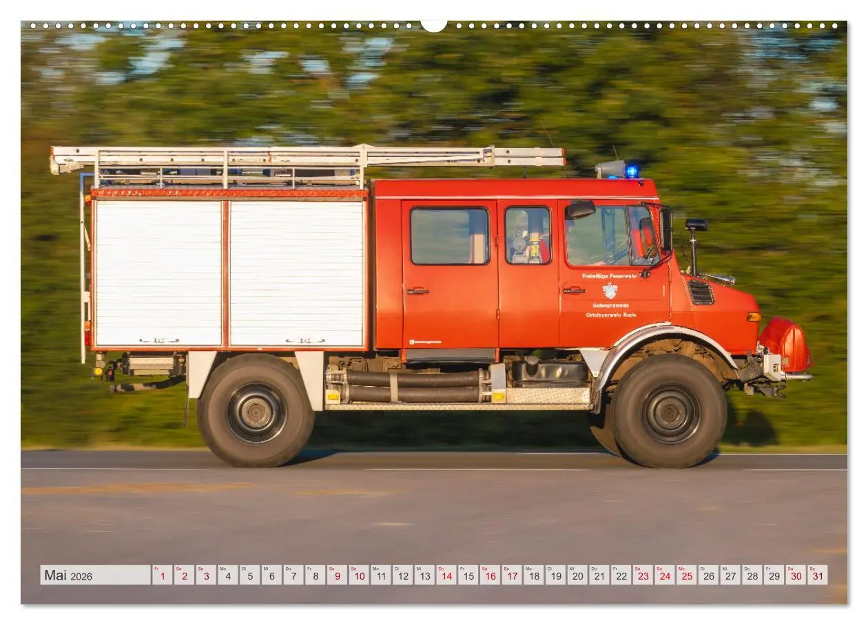 Bild: 9783457417263 | Die 4 UNIMOGS der Feuerwehr Schwanewede (hochwertiger Premium...