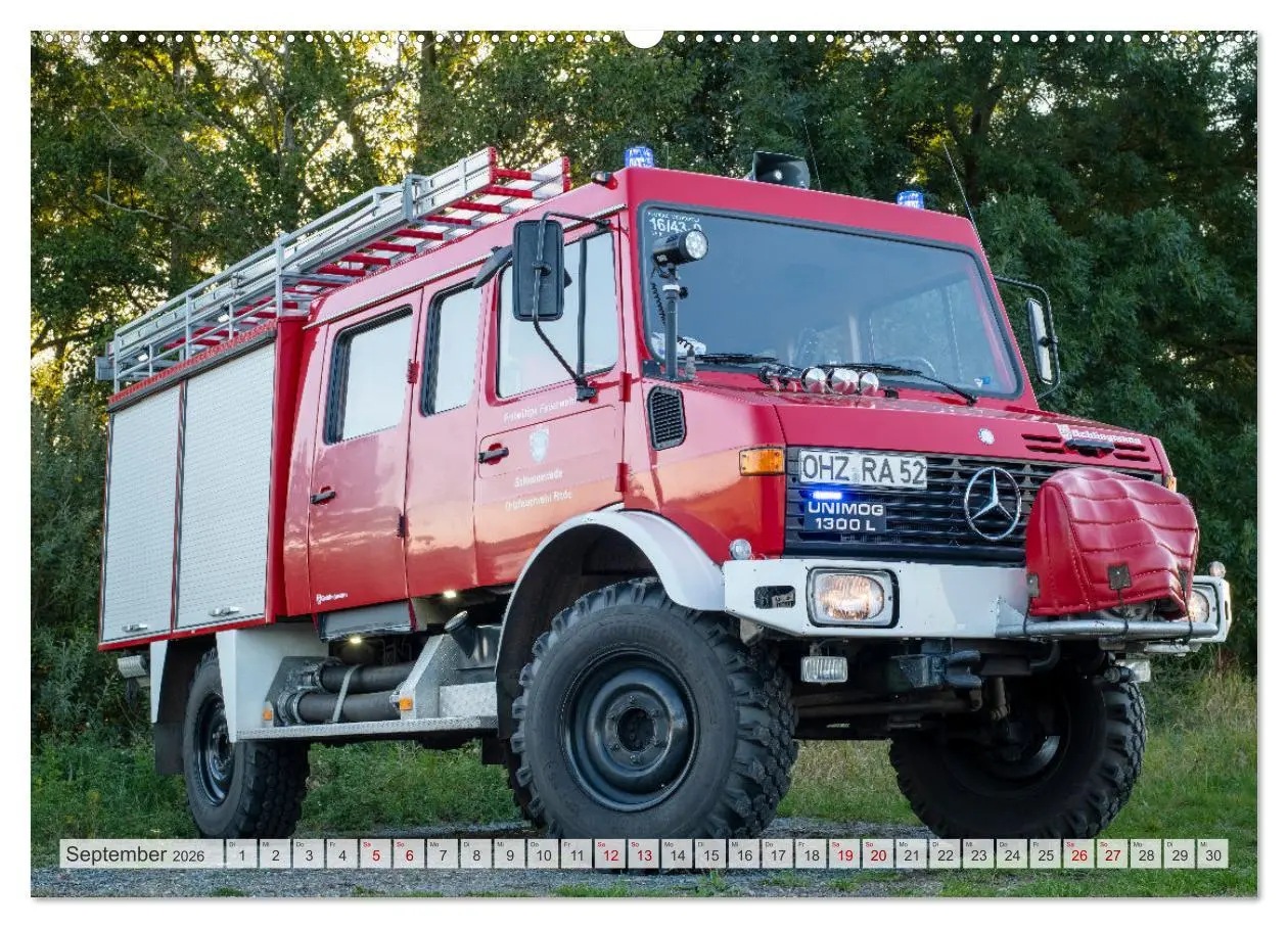 Bild: 9783457417263 | Die 4 UNIMOGS der Feuerwehr Schwanewede (hochwertiger Premium...
