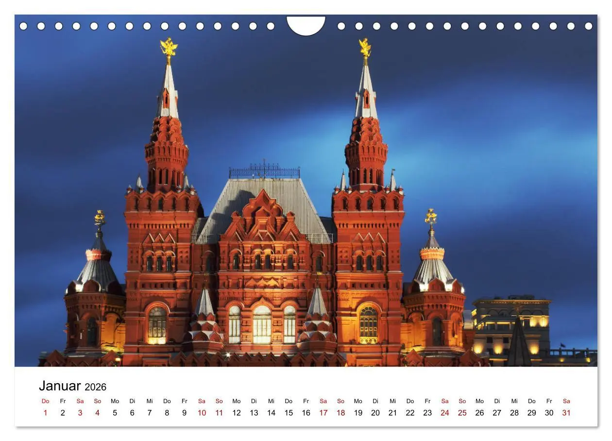 Bild: 9783457897263 | Goldenes Russland (Wandkalender 2026 DIN A4 quer), CALVENDO...