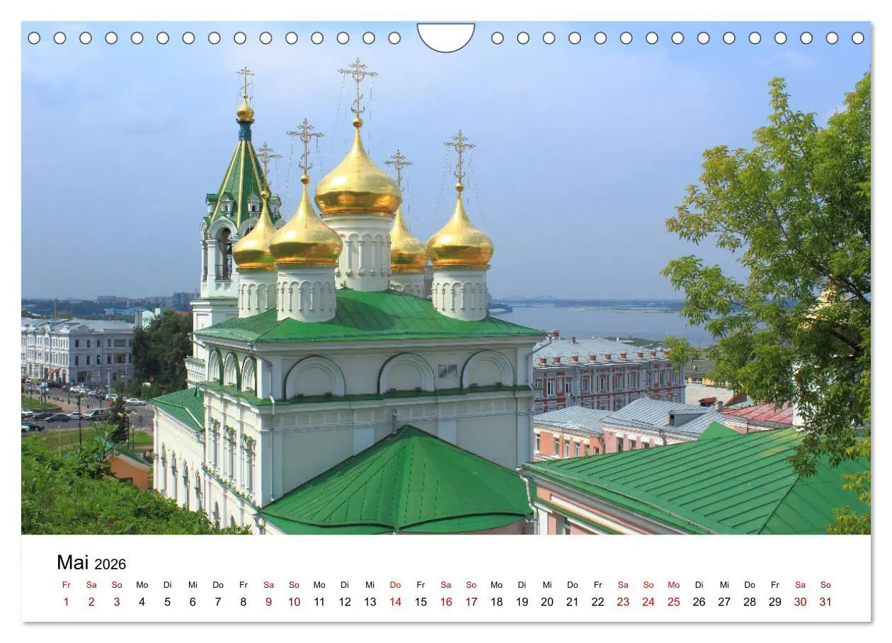 Bild: 9783457897263 | Goldenes Russland (Wandkalender 2026 DIN A4 quer), CALVENDO...