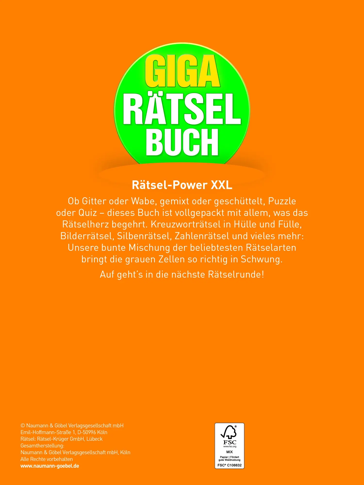 Rückseite: 9783625197263 | Giga-Rätselbuch 7 | Taschenbuch | Giga-Rätselbuch | 192 S. | Deutsch