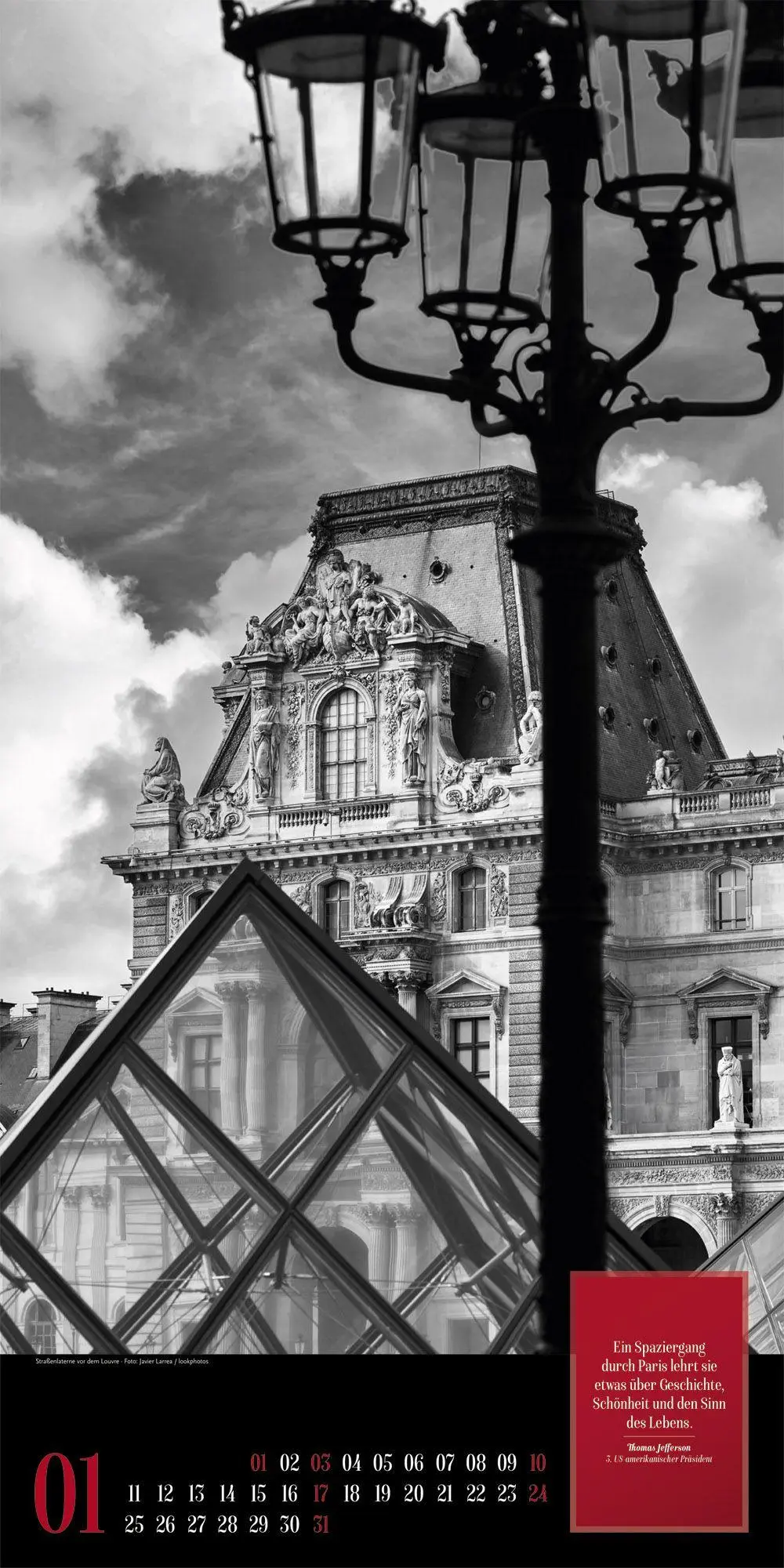 Bild: 9783838427263 | Paris, je t'aime Literatur-Kalender 2027 | Ackermann Kunstverlag GmbH