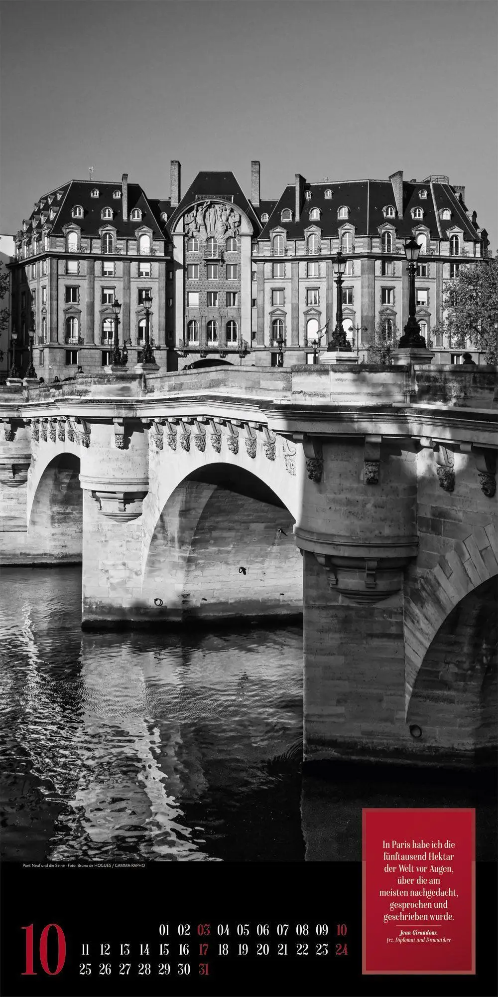 Bild: 9783838427263 | Paris, je t'aime Literatur-Kalender 2027 | Ackermann Kunstverlag GmbH