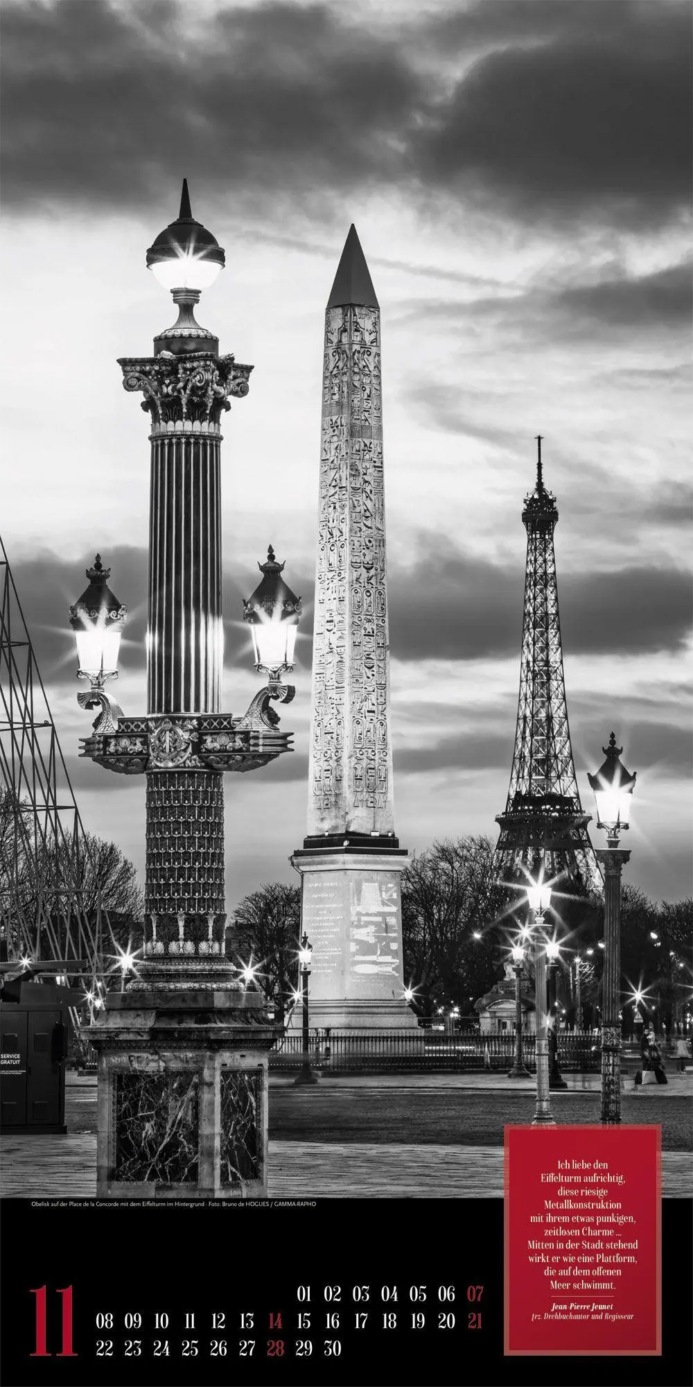 Bild: 9783838427263 | Paris, je t'aime Literatur-Kalender 2027 | Ackermann Kunstverlag GmbH