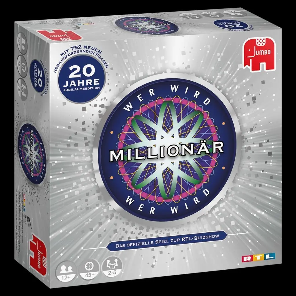 Cover: 8710126197363 | Wer wird Millionär 20 Jahre Jubiläumsedition | Spiel | Brettspiel