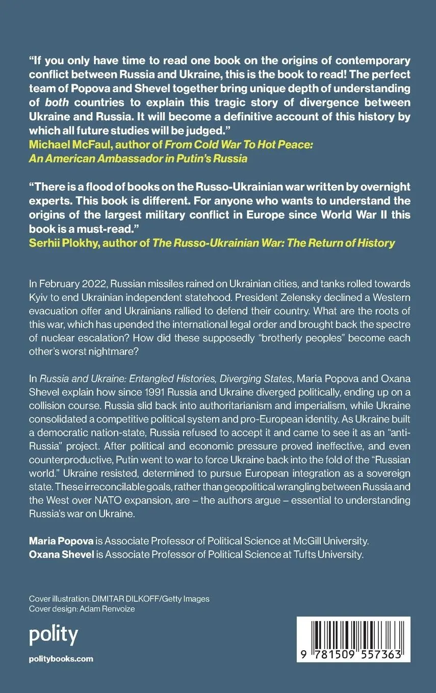 Rückseite: 9781509557363 | Russia and Ukraine | Entangled Histories, Diverging States | Buch