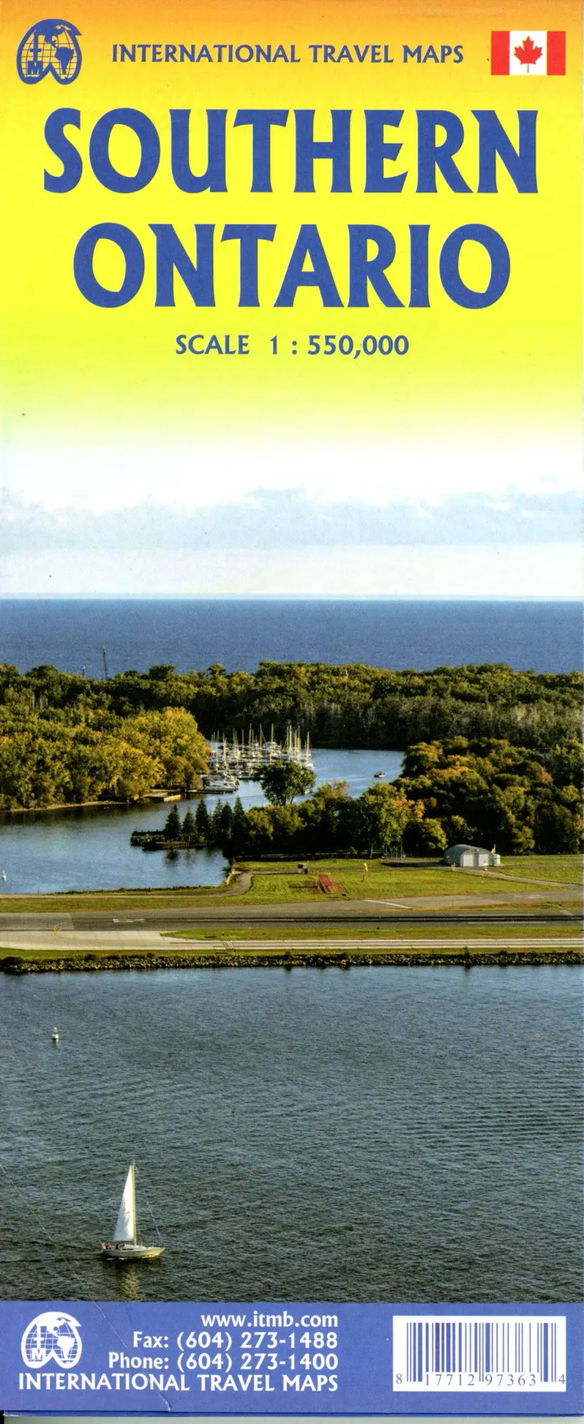 Cover: 9781771297363 | Southern Ontario | 1:550000 | (Land-)Karte | International Travel Map