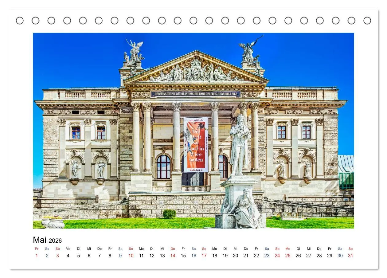Bild: 9783457957363 | Wiesbaden Kurstadt mit Charme und Flair (Tischkalender 2026 DIN A5...