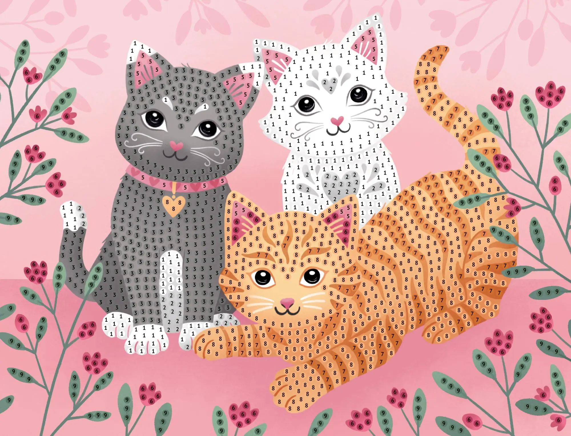 Bild: 4050003957463 | Diamond Painting | 3 Motive &amp; über 4000 Diamanten zum Bekleben | 2025