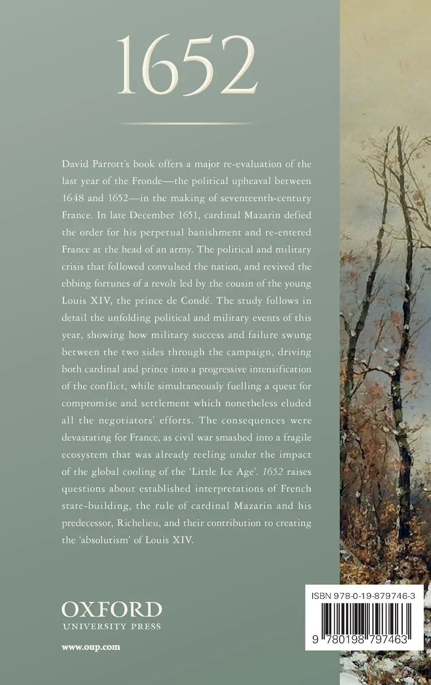 Rückseite: 9780198797463 | 1652 | Parrott | Buch | Englisch | 2020 | Oxford University Press (UK)