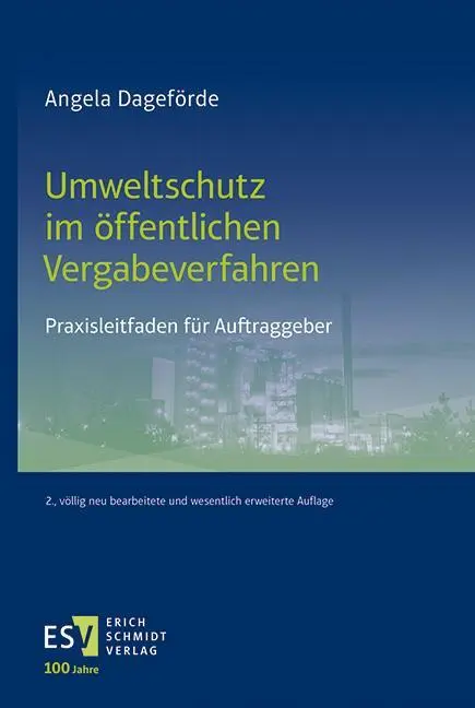Cover: 9783503237463 | Nachhaltigkeit im öffentlichen Vergabeverfahren | Angela Dageförde