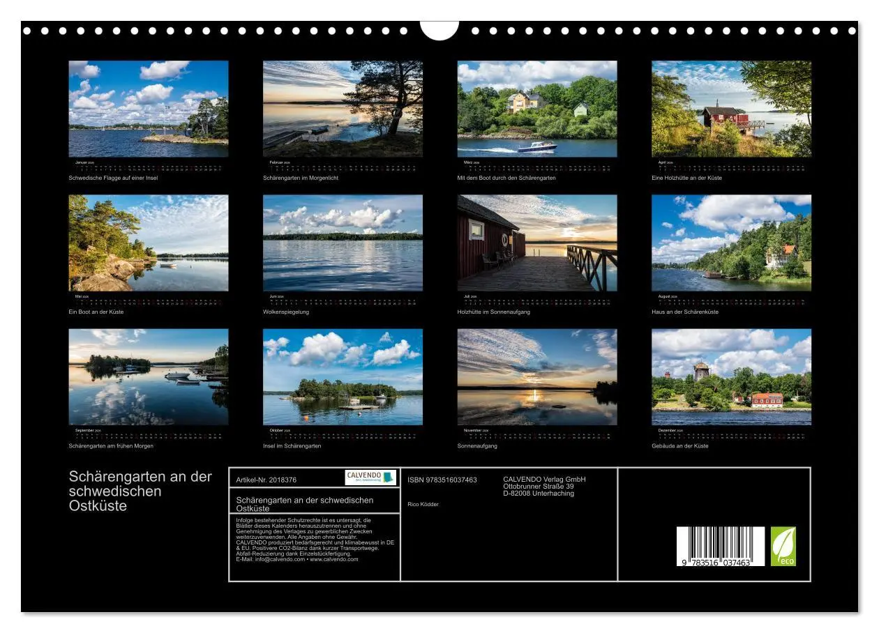 Bild: 9783516037463 | Schärengarten an der schwedischen Ostküste (Wandkalender 2026 DIN...
