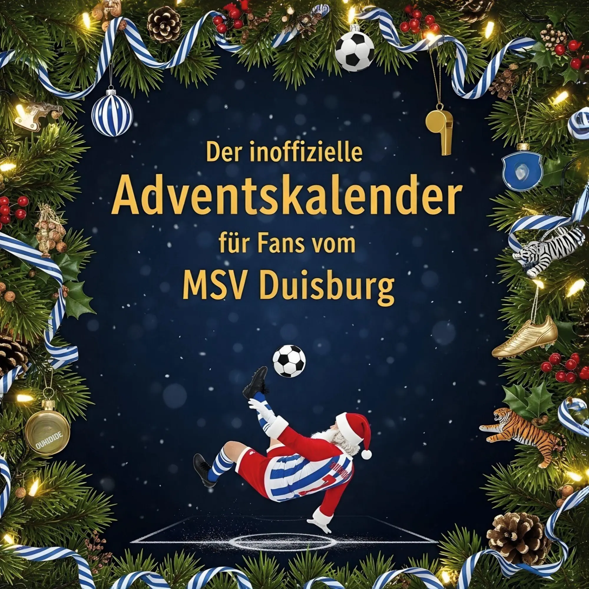 Cover: 9783695307463 | Der inoffizielle Adventskalender für Fans vom MSV Duisburg | Schulz