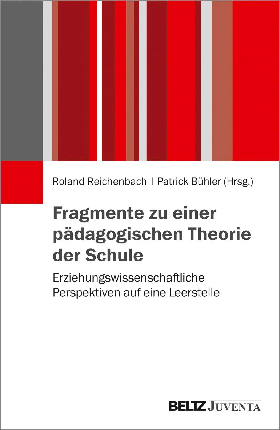 Cover: 9783779937463 | Fragmente zu einer pädagogischen Theorie der Schule | Reichenbach