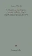 Cover: 9783851657463 | Genesen, Genealogien, Genres und das Genie | Jacques Derrida | Buch