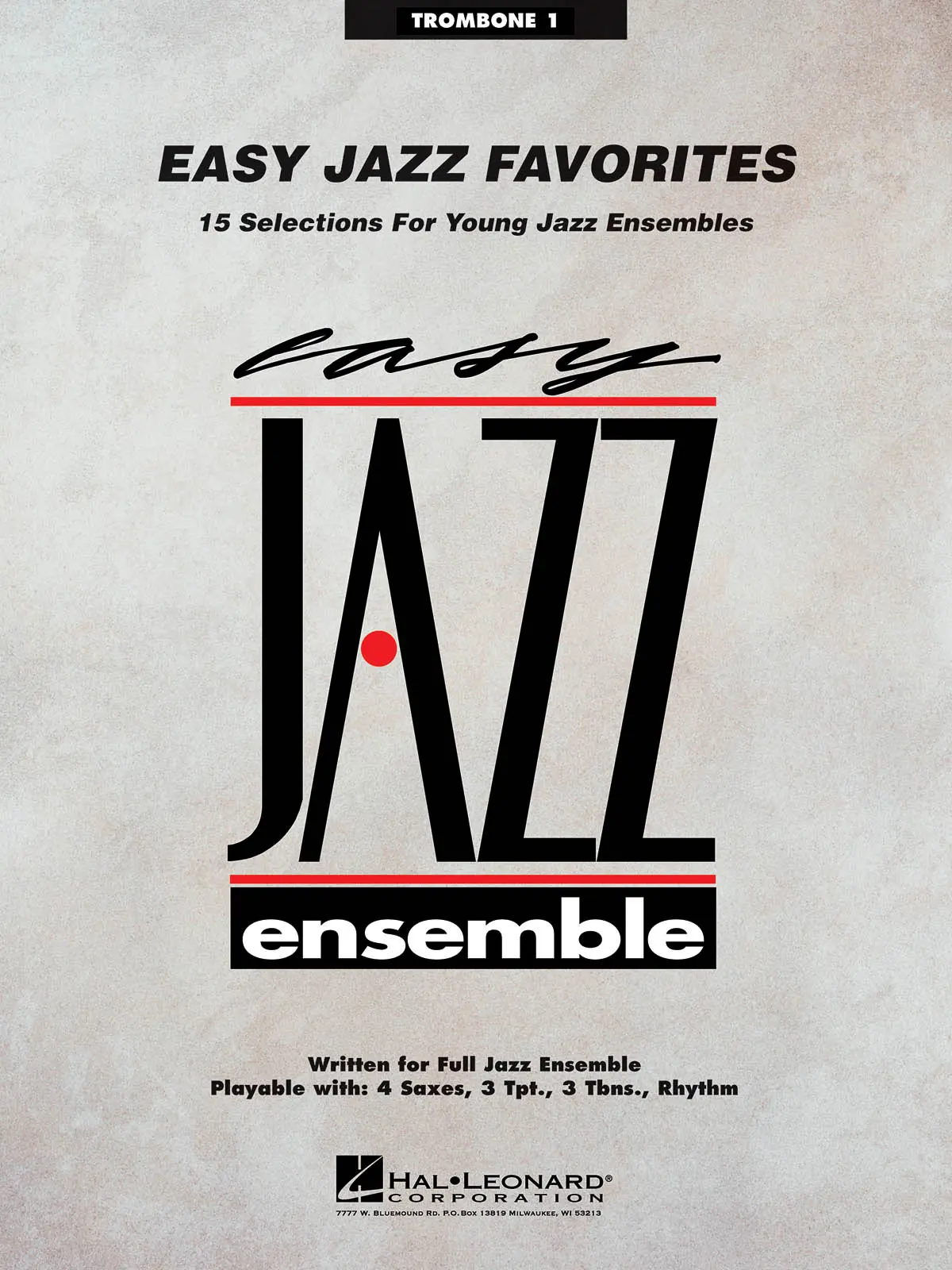 Cover: 73999647563 | Easy Jazz Favorites - Trombone 1 | Taschenbuch | Einzelstimme | 1997