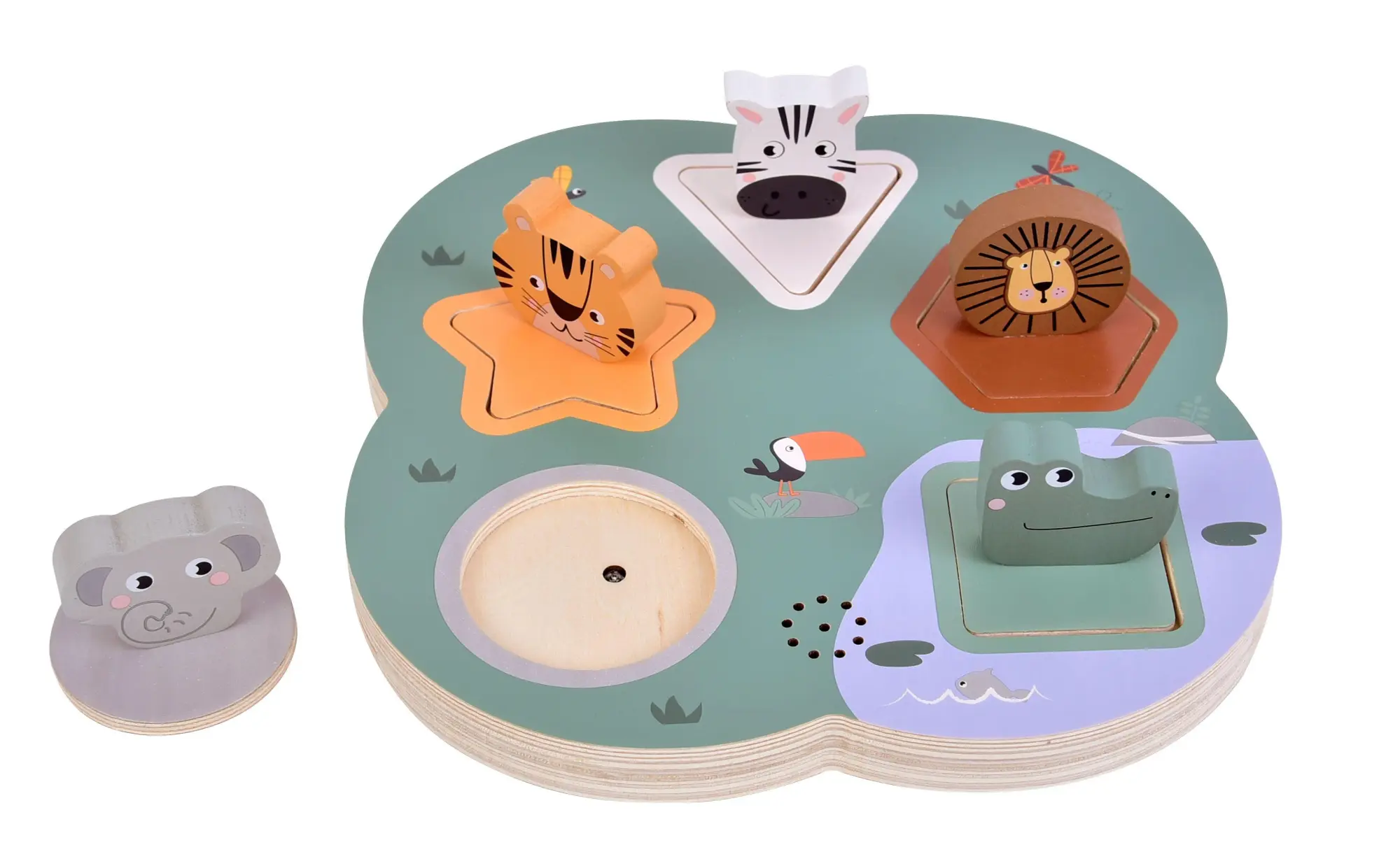 Cover: 4020972127563 | Setzpuzzle 3D Tierlaute "Safari" | Spiel | 12756 | Deutsch | 2025