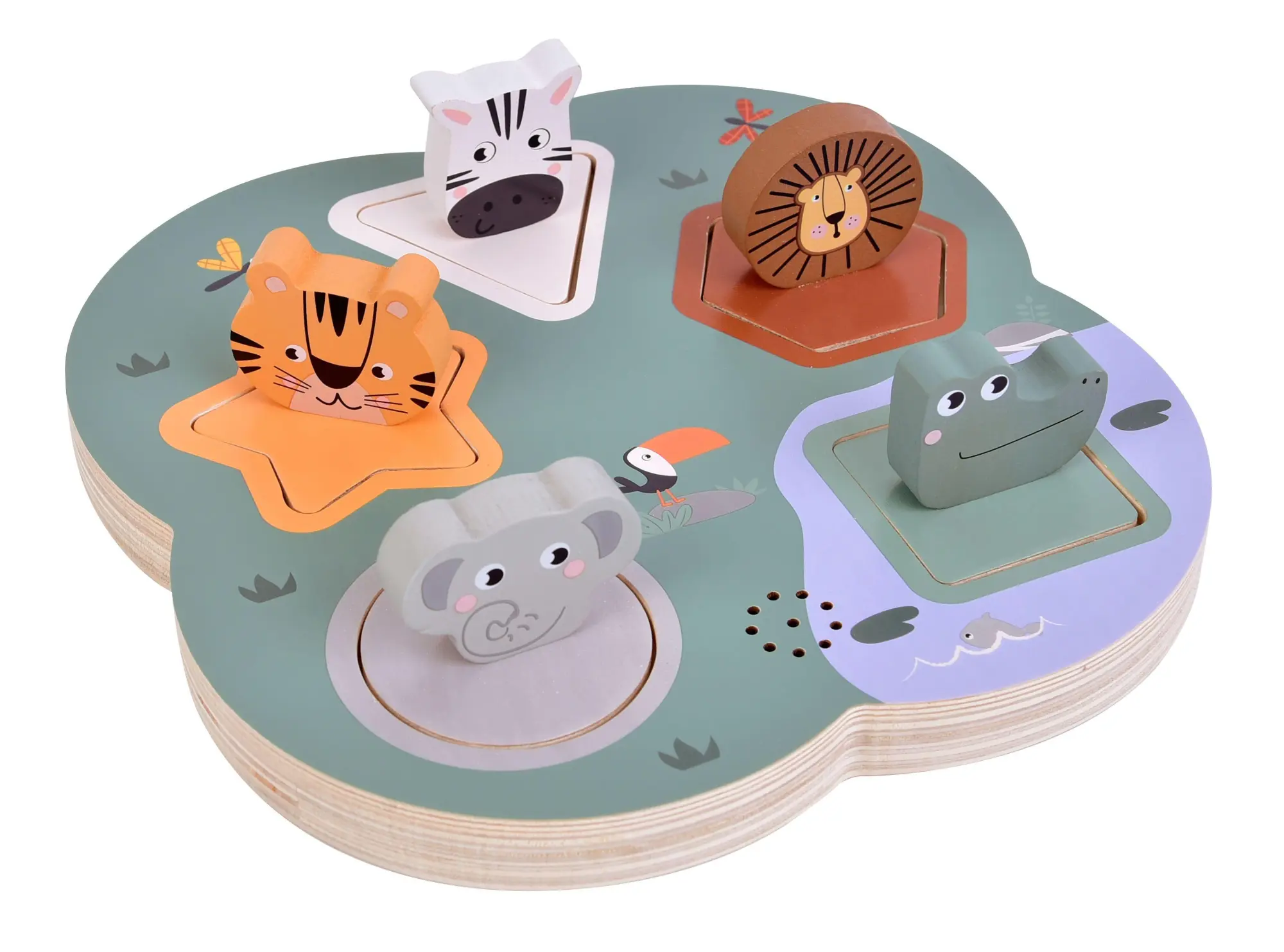 Bild: 4020972127563 | Setzpuzzle 3D Tierlaute "Safari" | Spiel | 12756 | Deutsch | 2025