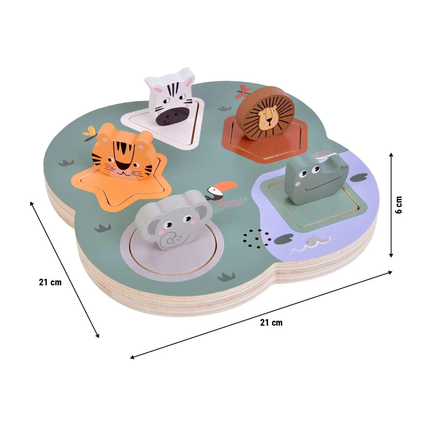 Bild: 4020972127563 | Setzpuzzle 3D Tierlaute "Safari" | Spiel | 12756 | Deutsch | 2025