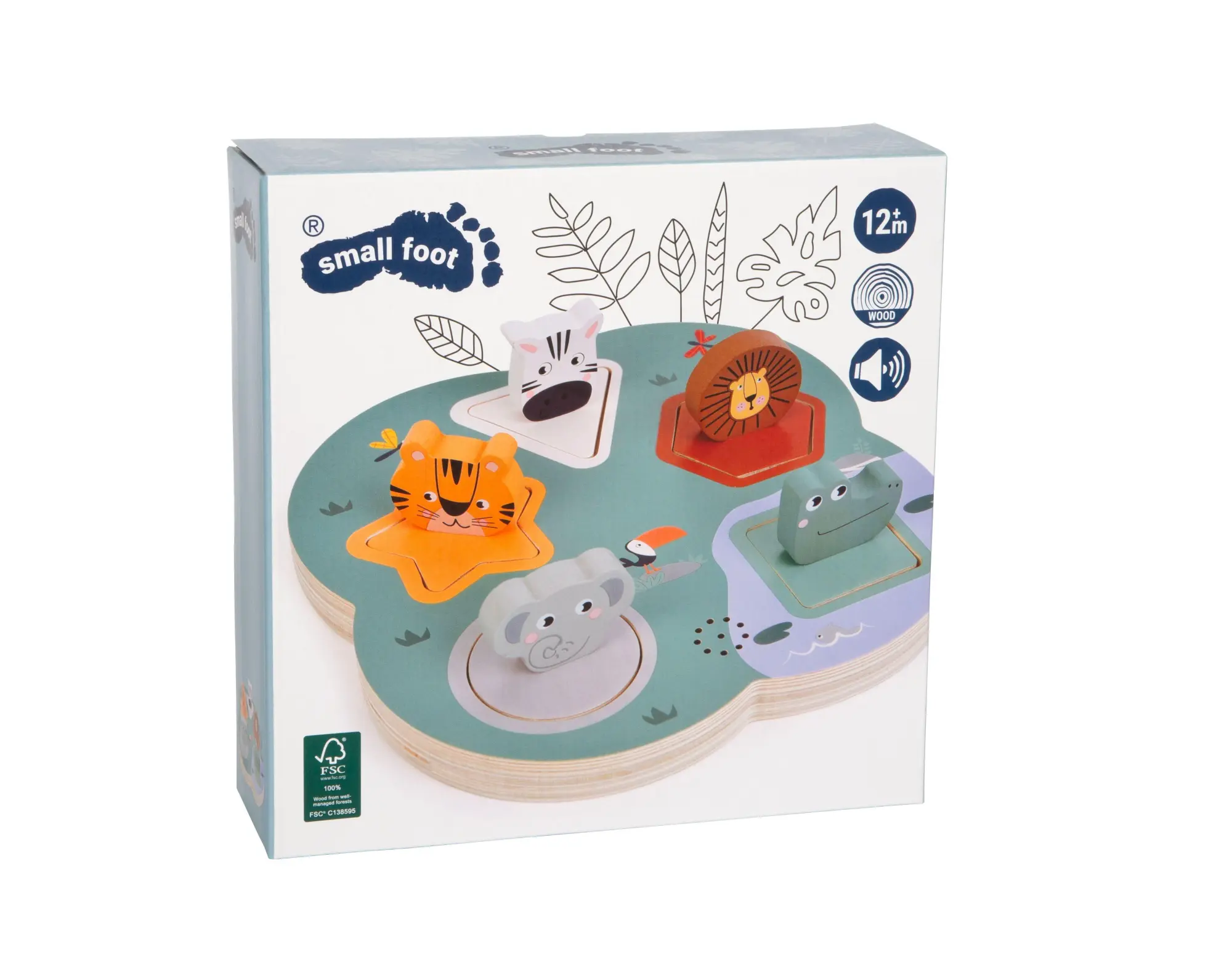 Bild: 4020972127563 | Setzpuzzle 3D Tierlaute "Safari" | Spiel | 12756 | Deutsch | 2025