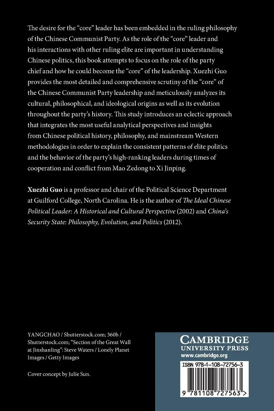 Rückseite: 9781108727563 | The Politics of the Core Leader in China | Xuezhi Guo | Taschenbuch