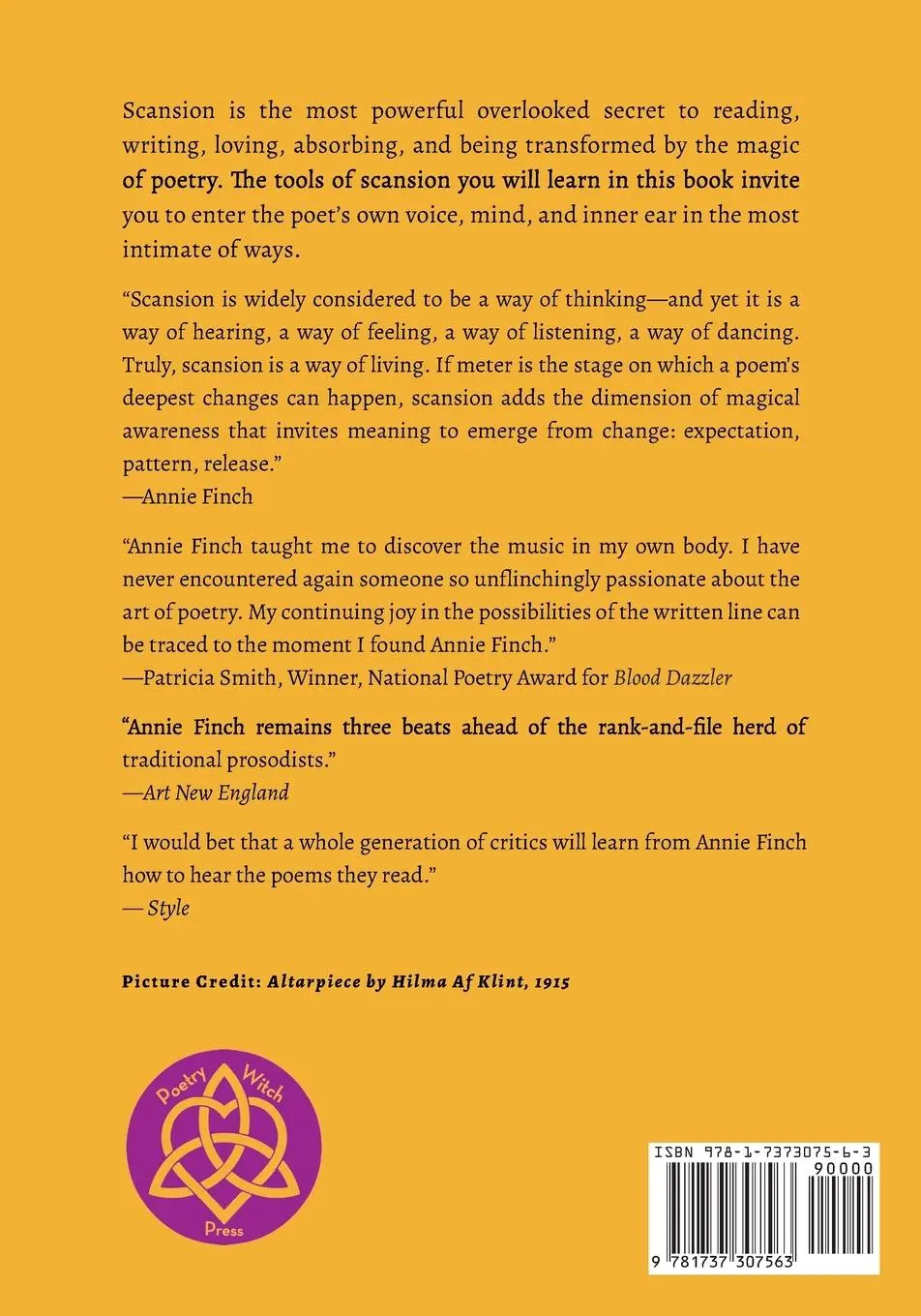 Rückseite: 9781737307563 | How to Scan a Poem | A Poetry Witch Workbook | Annie Finch | Buch