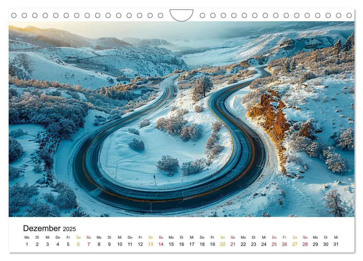 Bild: 9783383827563 | Straßen und Wege (Wandkalender 2025 DIN A4 quer), CALVENDO...