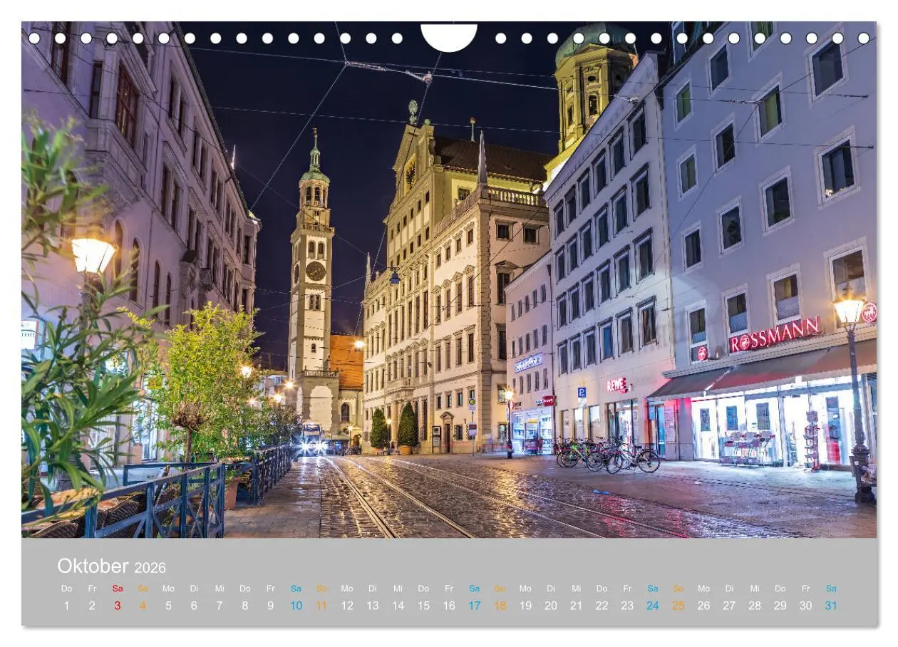 Bild: 9783457797563 | Augsburg - Stadt der Renaissance (Wandkalender 2026 DIN A4 quer),...
