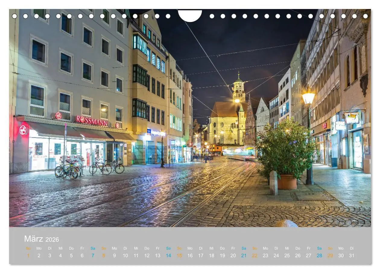 Bild: 9783457797563 | Augsburg - Stadt der Renaissance (Wandkalender 2026 DIN A4 quer),...