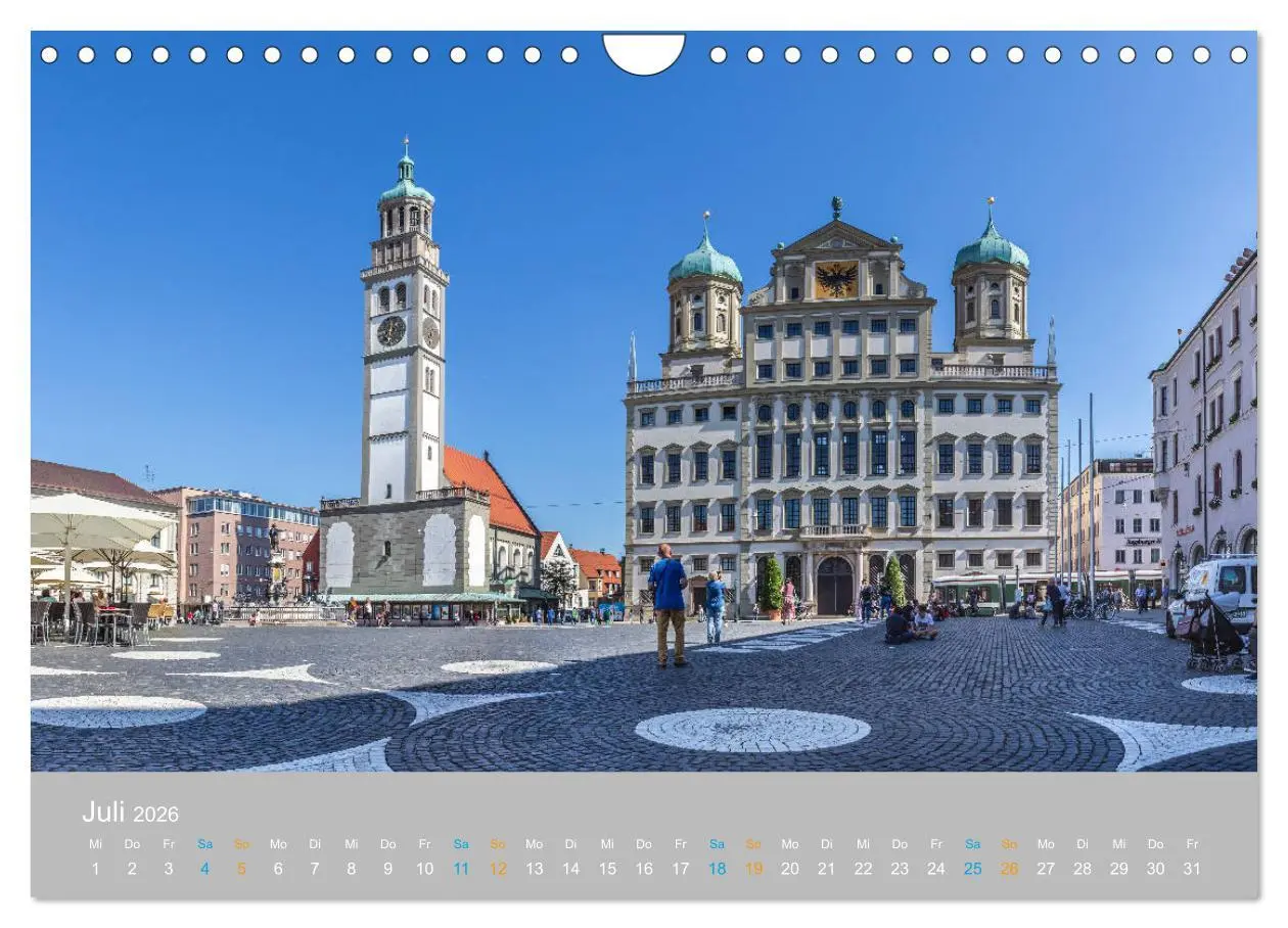 Bild: 9783457797563 | Augsburg - Stadt der Renaissance (Wandkalender 2026 DIN A4 quer),...