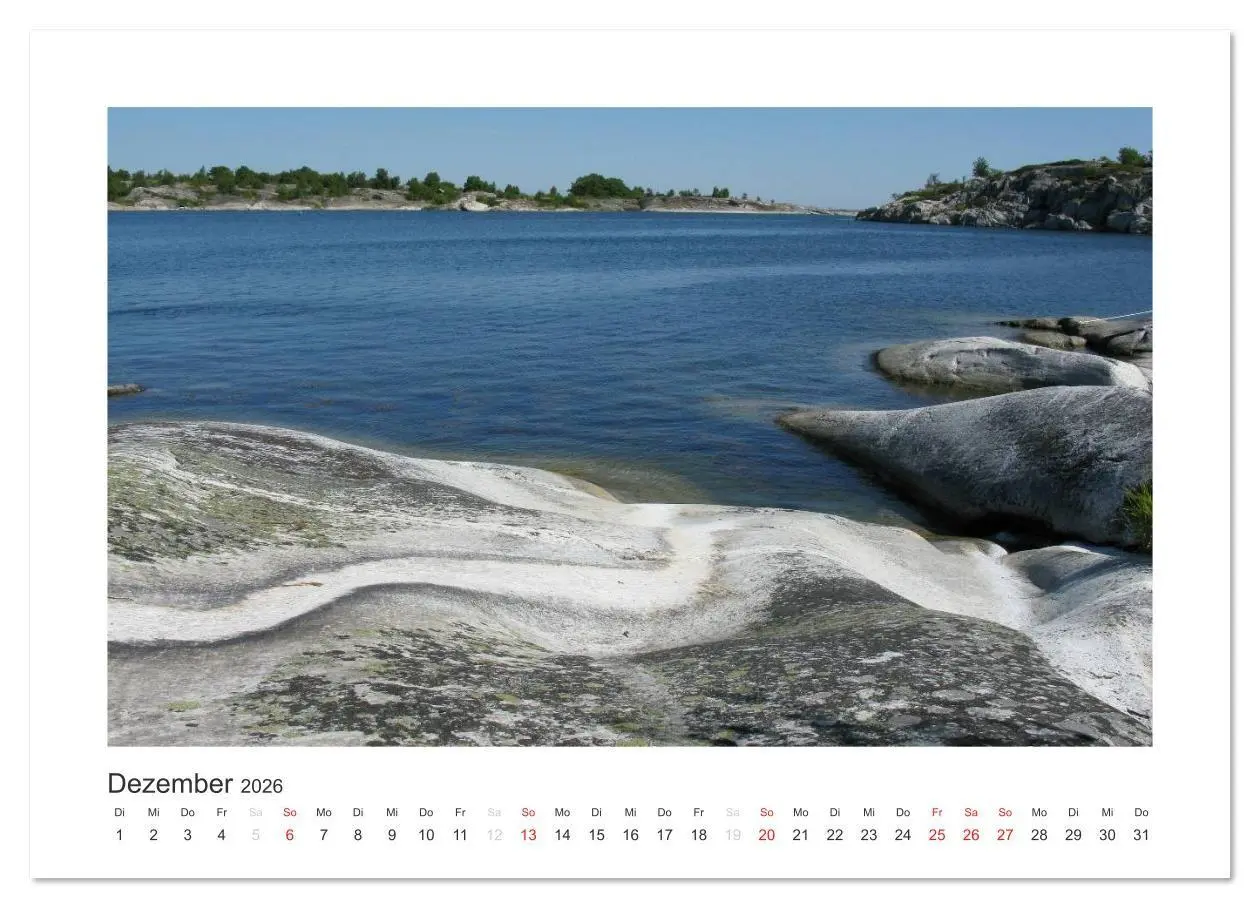Bild: 9783516027563 | Stockholmer Schärengarten (Wandkalender 2026 DIN A4 quer), CALVENDO...