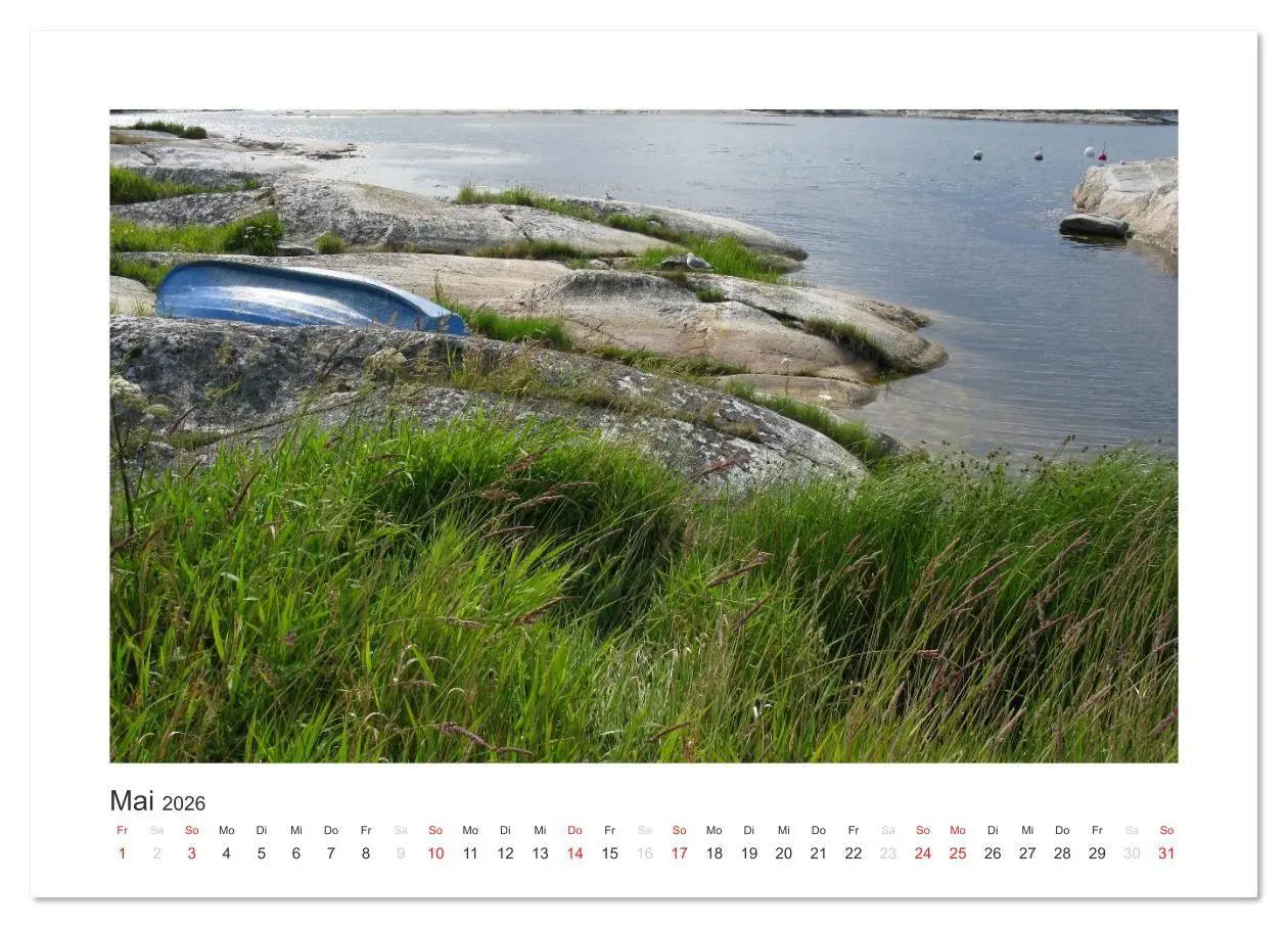 Bild: 9783516027563 | Stockholmer Schärengarten (Wandkalender 2026 DIN A4 quer), CALVENDO...
