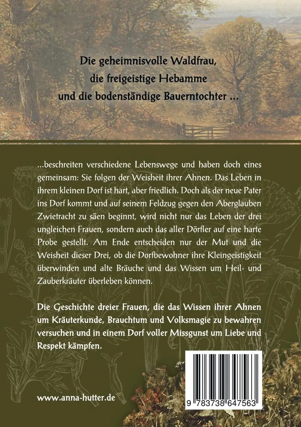 Rückseite: 9783738647563 | Wo wilde Weisheit wurzelt | Anna Hutter | Taschenbuch | 540 S. | 2015
