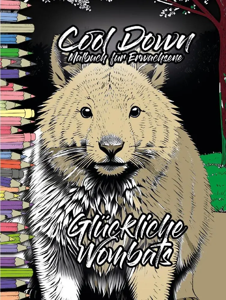 Cover: 4260068867663 | Cool Down Malbuch für Erwachsene: Glückliche Wombats | York P. Herpers