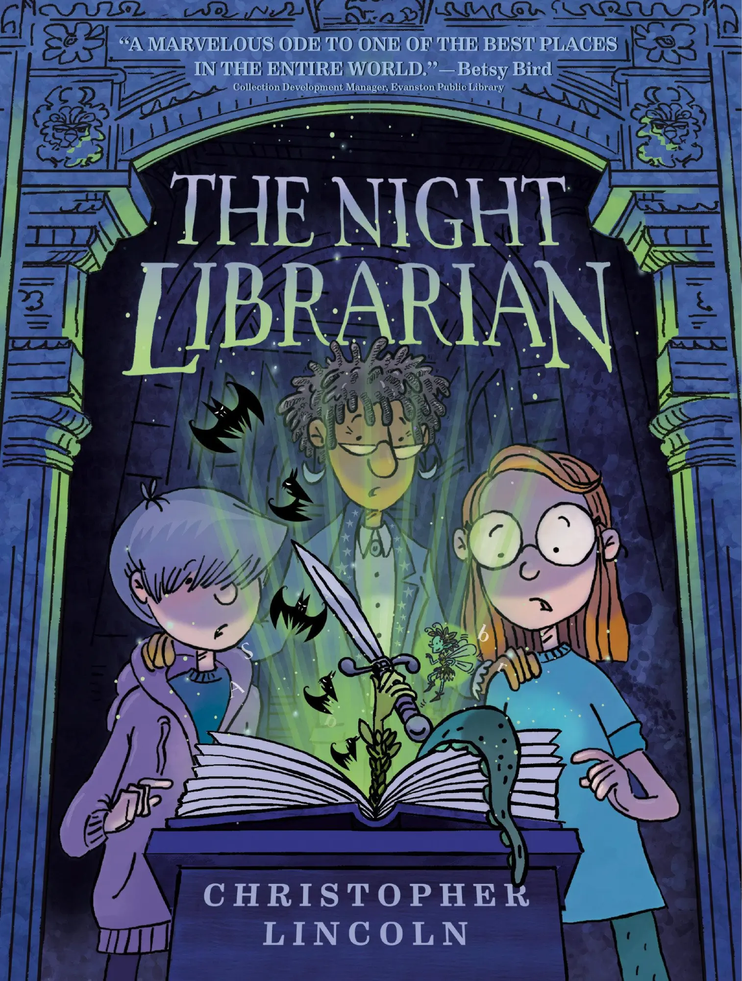Cover: 9780593617663 | The Night Librarian: A Graphic Novel | Christopher Lincoln | Buch