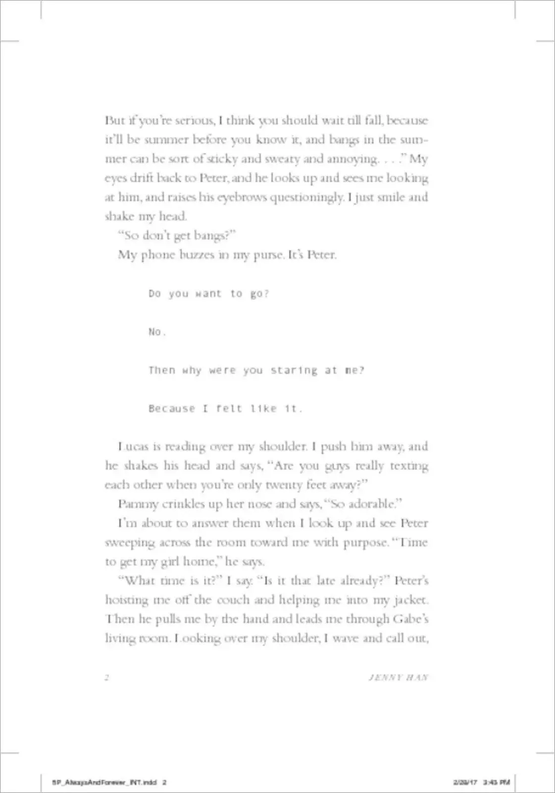 Bild: 9781407177663 | Always and Forever, Lara Jean | Jenny Han | Taschenbuch | 325 S.