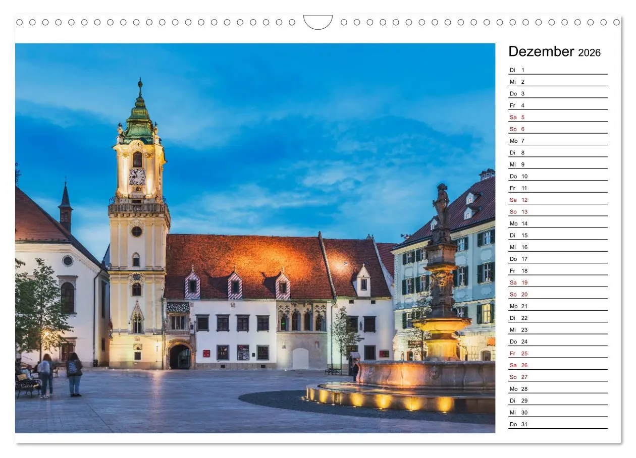 Bild: 9783457857663 | Ein Wochenende in Bratislava (Wandkalender 2026 DIN A3 quer),...