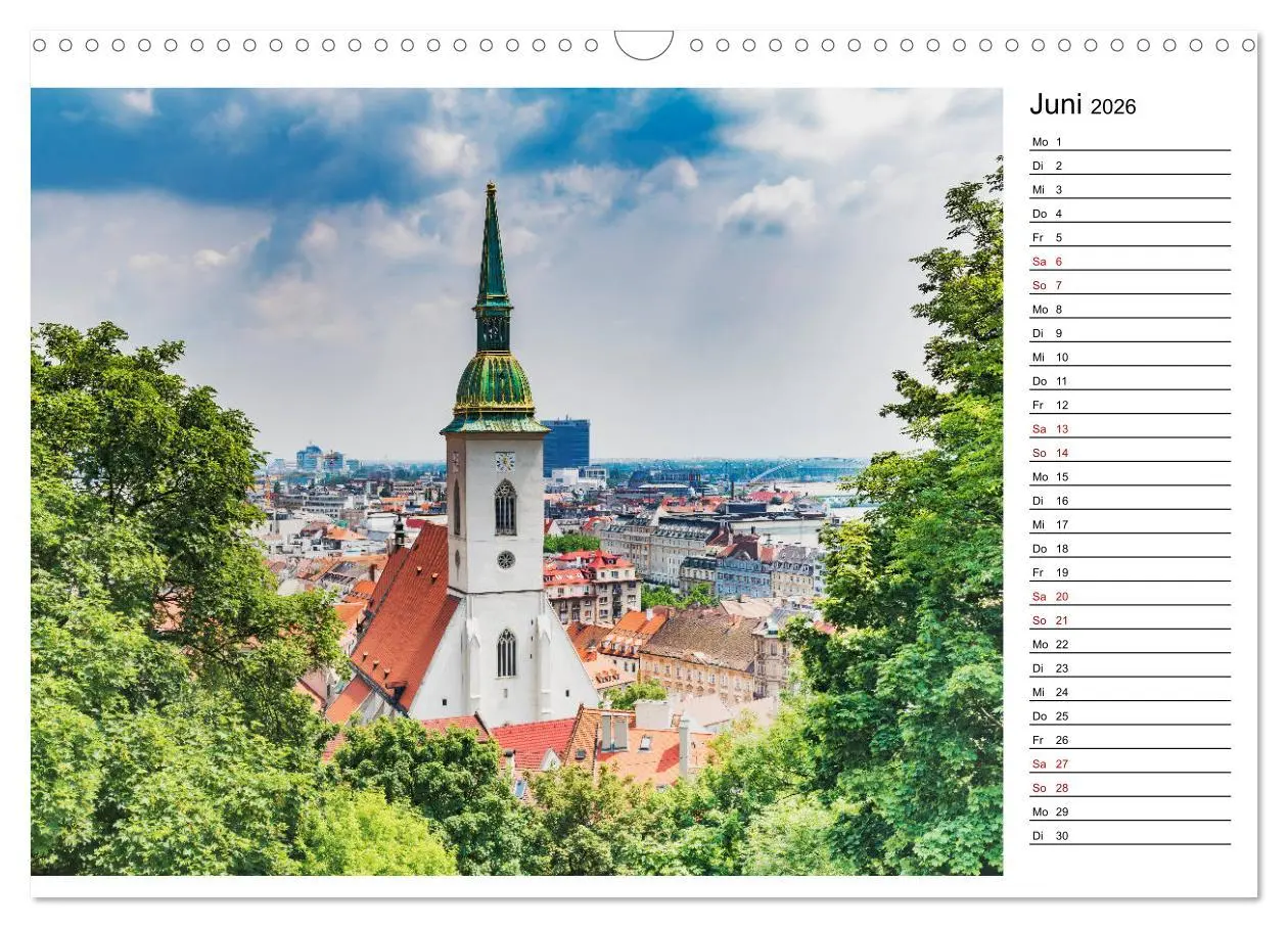 Bild: 9783457857663 | Ein Wochenende in Bratislava (Wandkalender 2026 DIN A3 quer),...