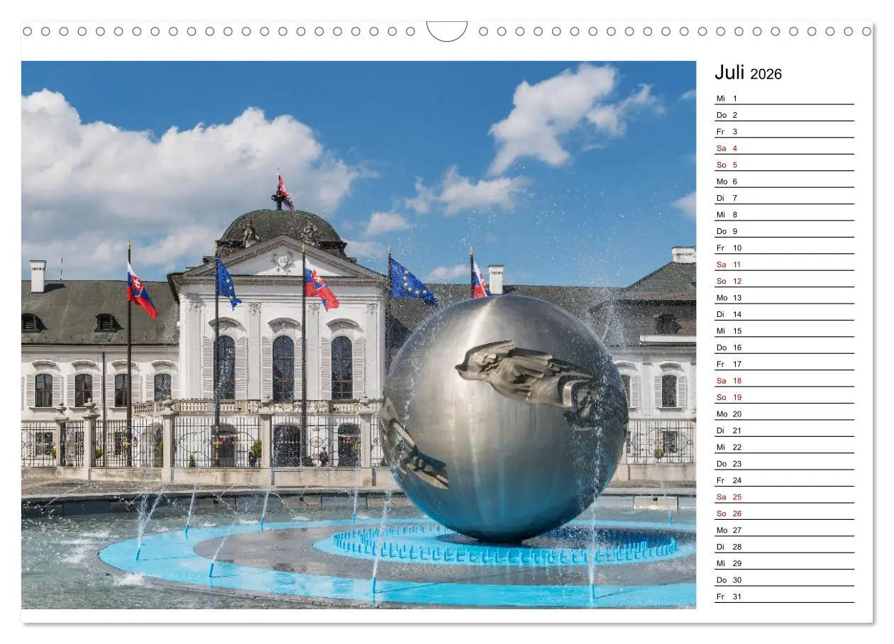 Bild: 9783457857663 | Ein Wochenende in Bratislava (Wandkalender 2026 DIN A3 quer),...