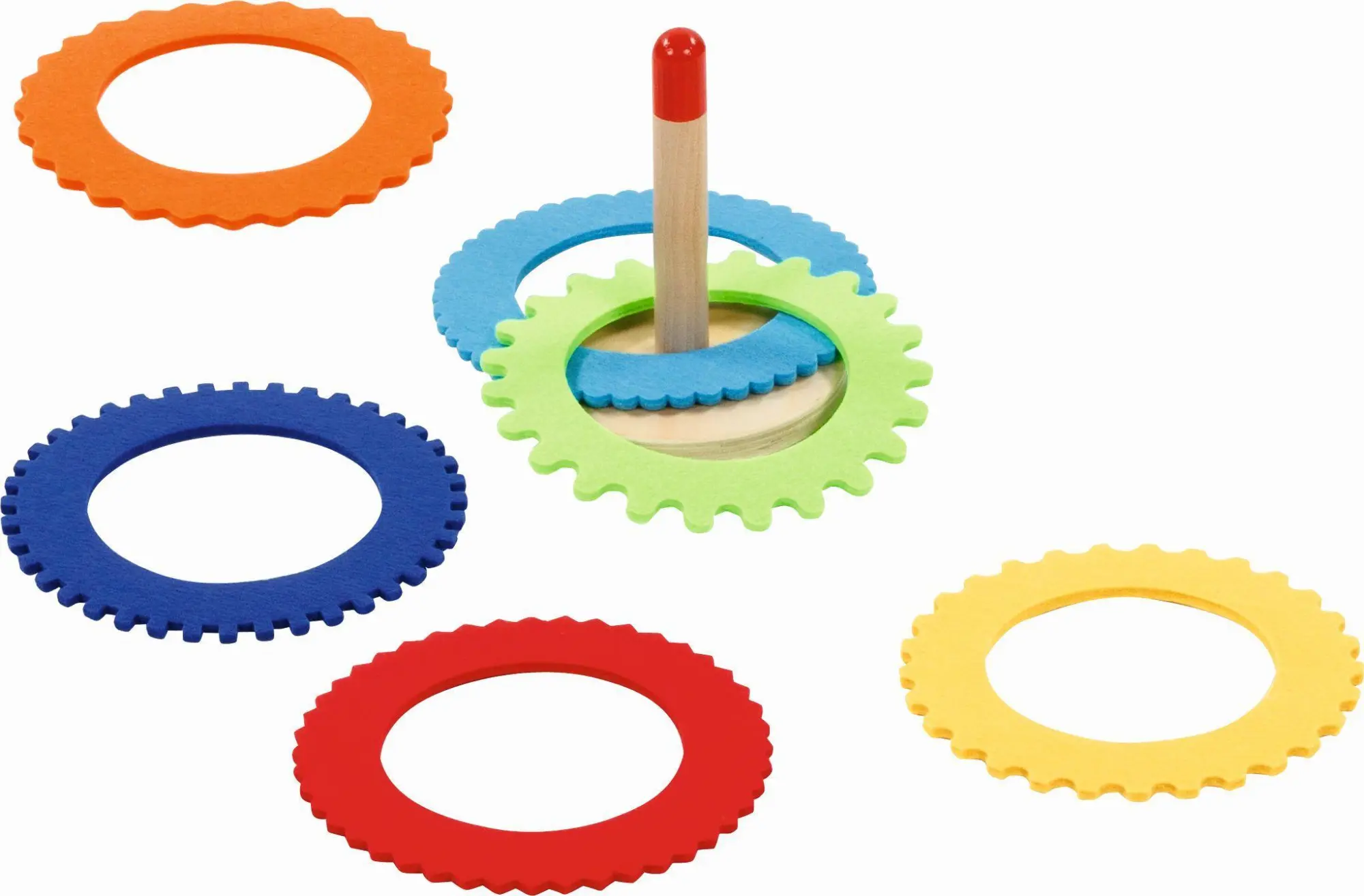 Bild: 4013594567763 | Ringwurfspiel mit 6 Filzringen | Spiel | Deutsch | 2025