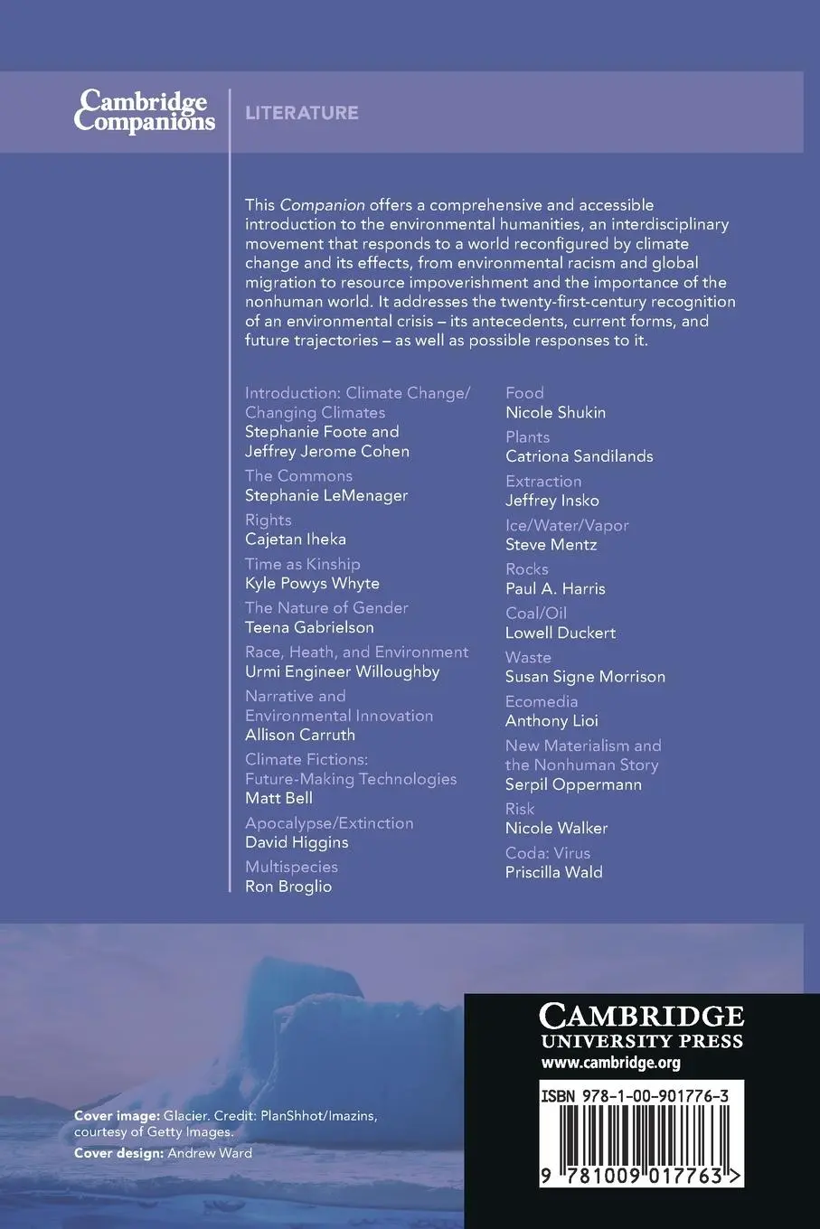Rückseite: 9781009017763 | The Cambridge Companion to Environmental Humanities | Cohen (u. a.)